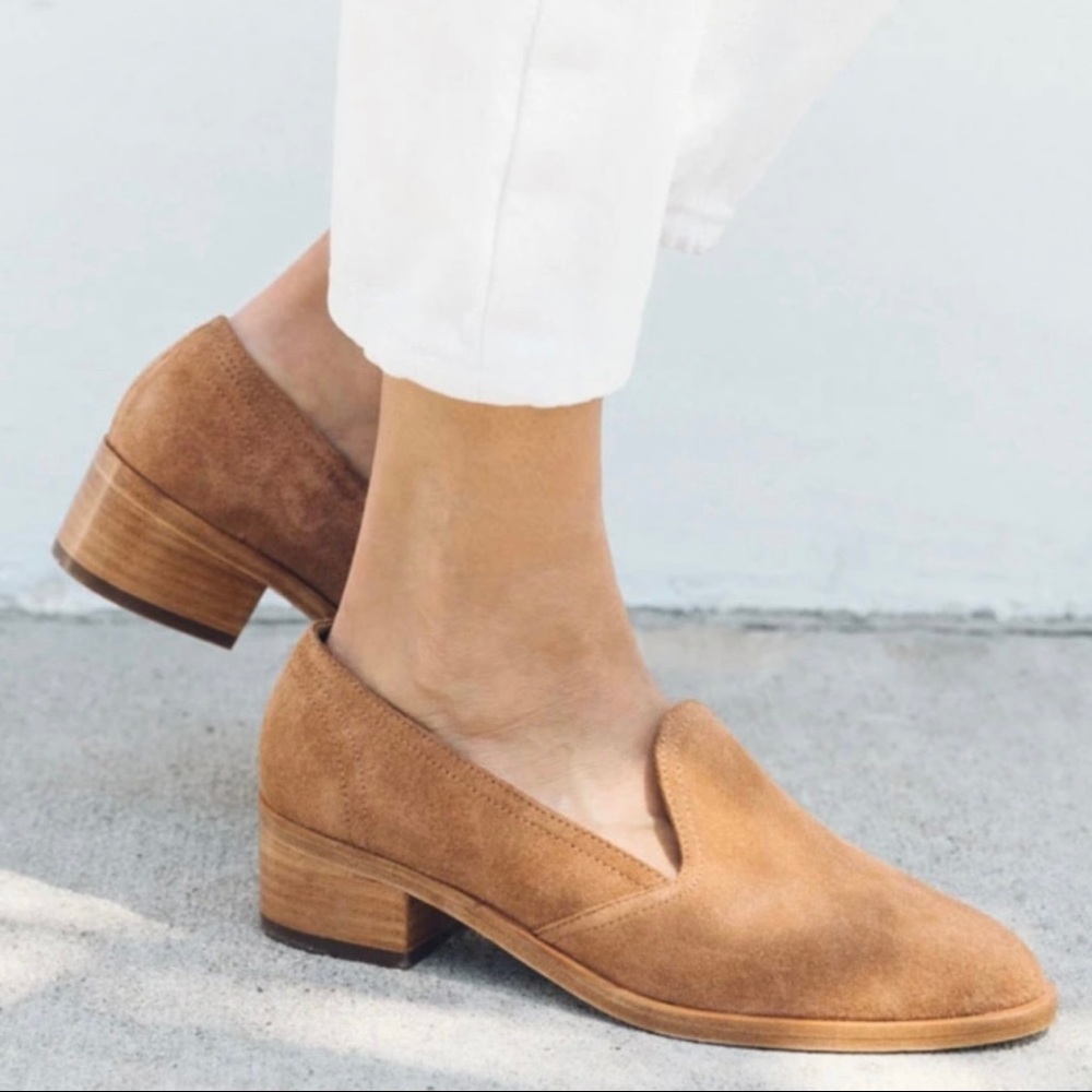 Soludos Sophia Block Heel in Tan Size US 8
